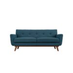 Korea Long Sofa Fabric In Blue Navy Color